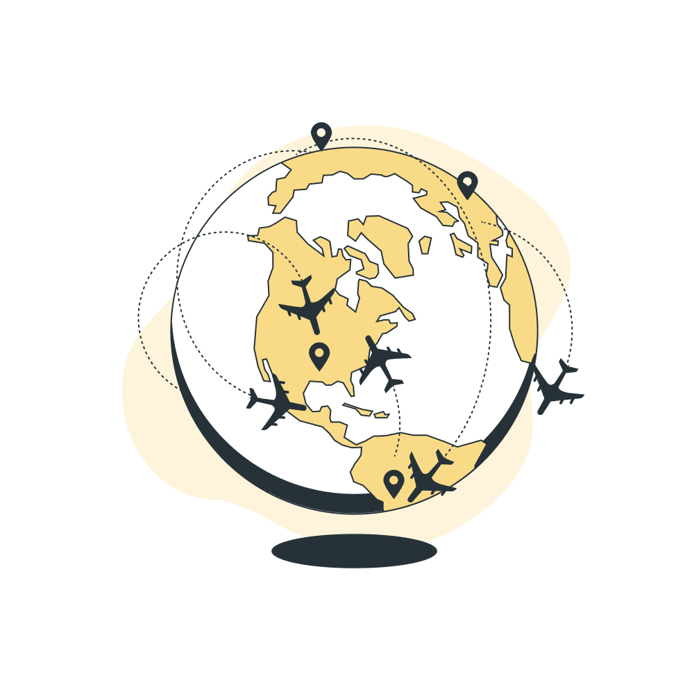 Globe visualization